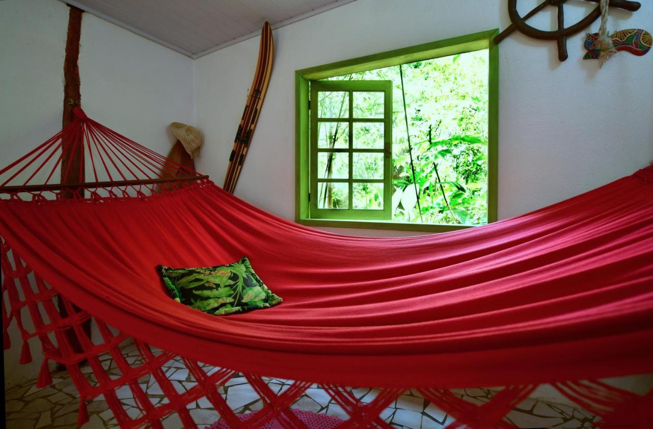 Casa A Beira Do Rio Jaguareguava Na Mata Atlantica Em Bertioga Sp Villa Eksteriør billede